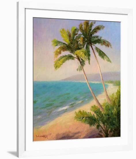 Palms On The Beach I-Karen Dupré-Framed Art Print