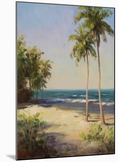 Palms On The Beach II-Karen Dupré-Mounted Art Print