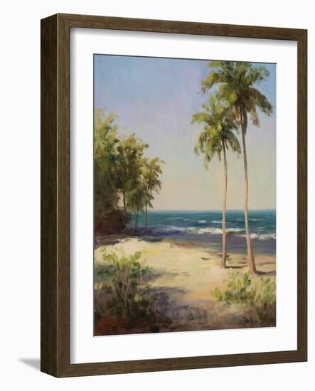 Palms on the Beach II-Karen Dupr?-Framed Art Print