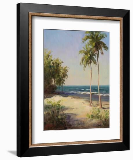 Palms on the Beach II-Karen Dupr?-Framed Art Print