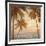 Palms on the Water II-John Seba-Framed Art Print