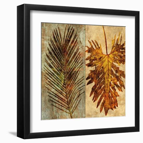 Palms Pairs II-John Seba-Framed Art Print