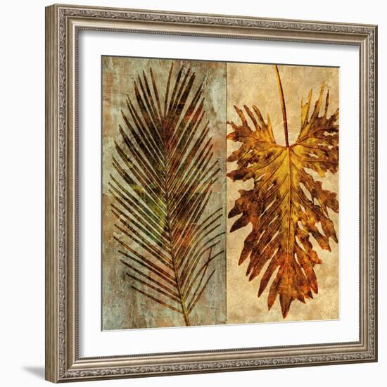 Palms Pairs II-John Seba-Framed Art Print