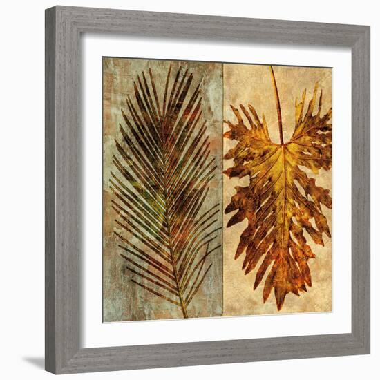 Palms Pairs II-John Seba-Framed Art Print