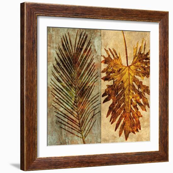 Palms Pairs II-John Seba-Framed Art Print