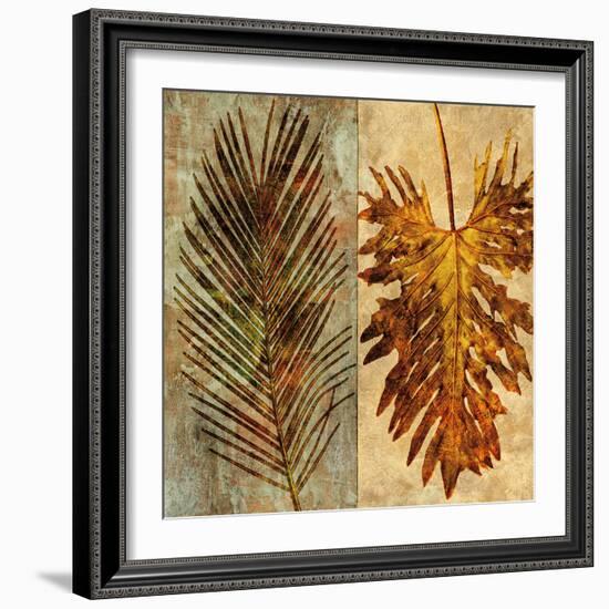 Palms Pairs II-John Seba-Framed Art Print