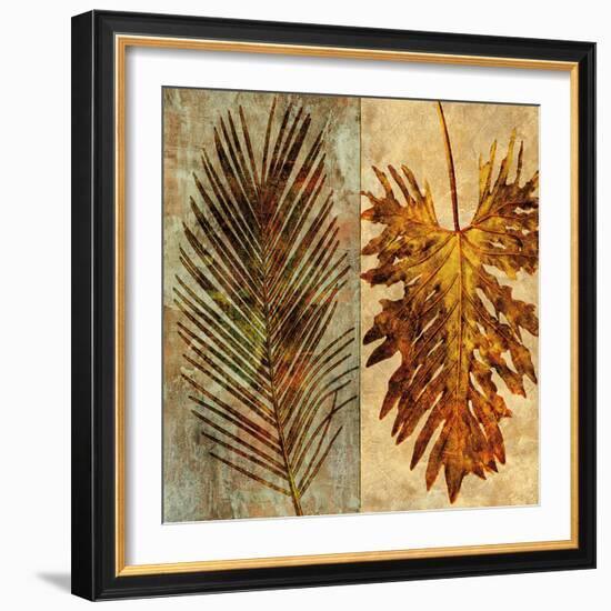 Palms Pairs II-John Seba-Framed Art Print