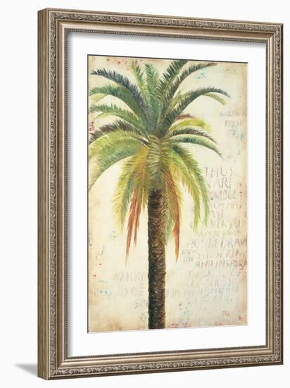 Palms &Scrolls II-Patricia Pinto-Framed Premium Giclee Print