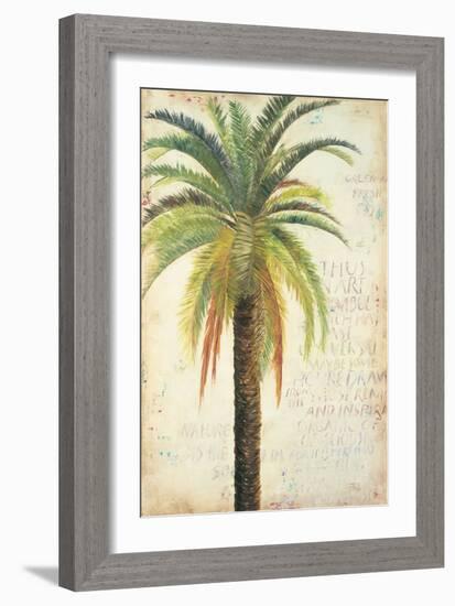 Palms &Scrolls II-Patricia Pinto-Framed Premium Giclee Print