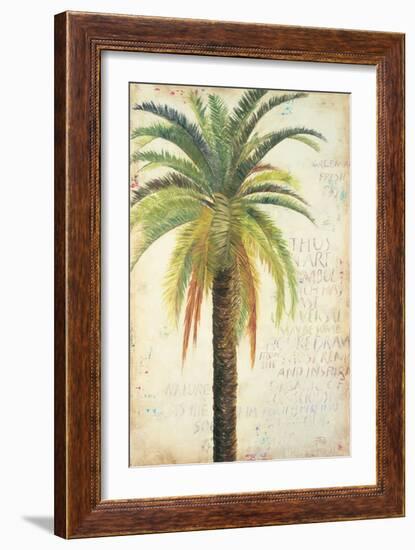 Palms &Scrolls II-Patricia Pinto-Framed Premium Giclee Print