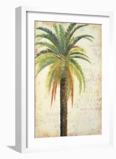 Palms &Scrolls II-Patricia Pinto-Framed Premium Giclee Print