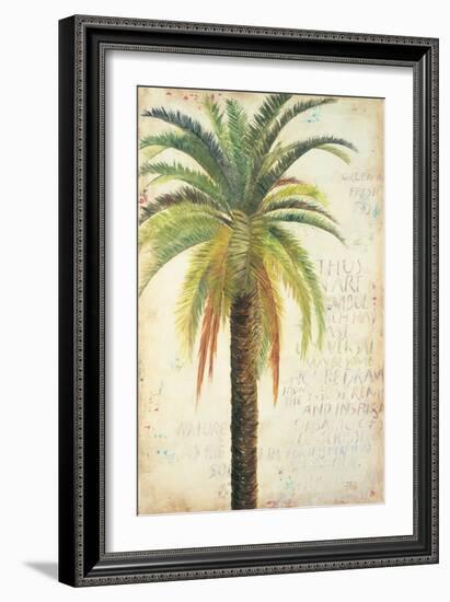 Palms &Scrolls II-Patricia Pinto-Framed Premium Giclee Print