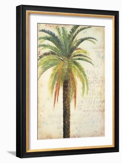 Palms &Scrolls II-Patricia Pinto-Framed Premium Giclee Print