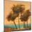 Palms Setting Sun-Michael Tienhaara-Mounted Art Print