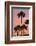 Palms (Washingtonia robusta) at sunset.-Larry Ditto-Framed Photographic Print