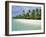 Palms, White Sand and Turquoise Water, One Foot Island, Aitutaki, Cook Islands, South Pacific-Dominic Webster-Framed Photographic Print