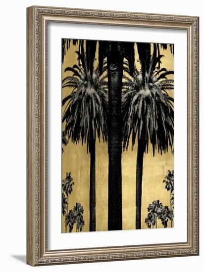 Palms with Gold I-Kate Bennett-Framed Art Print