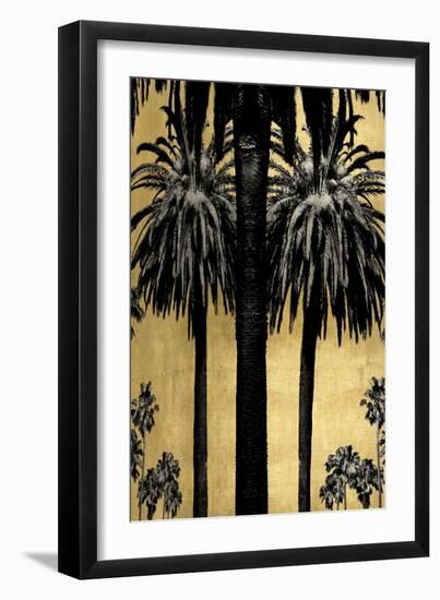 Palms with Gold I-Kate Bennett-Framed Art Print