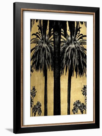 Palms with Gold I-Kate Bennett-Framed Art Print