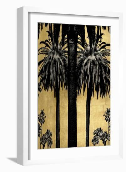 Palms with Gold I-Kate Bennett-Framed Art Print