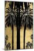 Palms with Gold I-Kate Bennett-Mounted Art Print