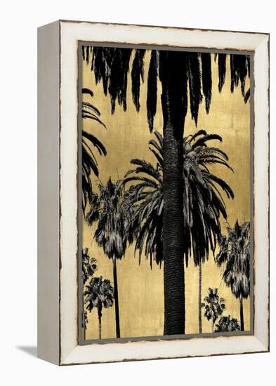 Palms with Gold II-Kate Bennett-Framed Stretched Canvas