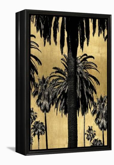 Palms with Gold II-Kate Bennett-Framed Stretched Canvas