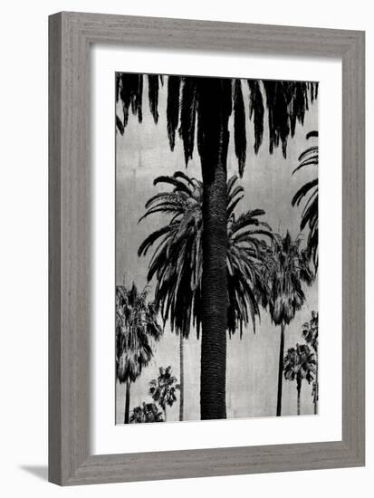 Palms with Silver I-Kate Bennett-Framed Art Print