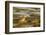 Palo Alto Baylands Nature Preserve, California, USA. Long-billed curlew walking in a tidal mudflat.-Janet Horton-Framed Photographic Print