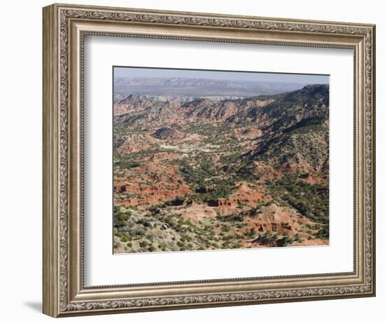 Palo Duro Canyon Landscape, Amarillo, Texas-Walter Bibikow-Framed Photographic Print