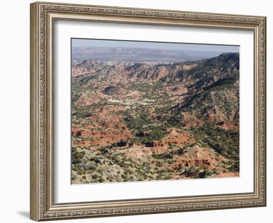 Palo Duro Canyon Landscape, Amarillo, Texas-Walter Bibikow-Framed Photographic Print