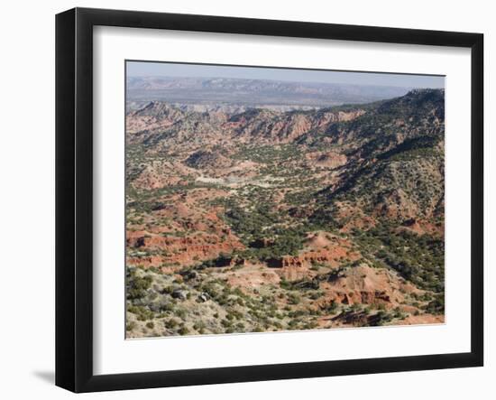 Palo Duro Canyon Landscape, Amarillo, Texas-Walter Bibikow-Framed Photographic Print