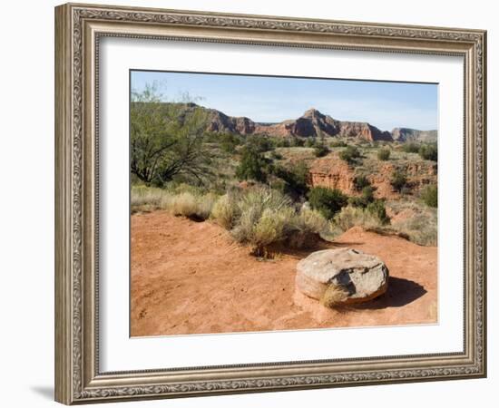 Palo Duro State Park, Near Amarillo, Texas, USA-Ethel Davies-Framed Photographic Print