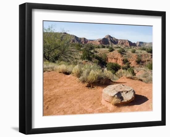 Palo Duro State Park, Near Amarillo, Texas, USA-Ethel Davies-Framed Photographic Print