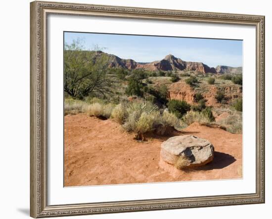 Palo Duro State Park, Near Amarillo, Texas, USA-Ethel Davies-Framed Photographic Print