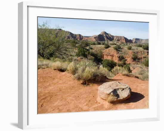 Palo Duro State Park, Near Amarillo, Texas, USA-Ethel Davies-Framed Photographic Print