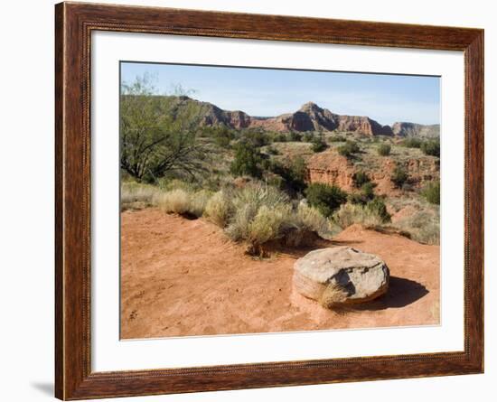 Palo Duro State Park, Near Amarillo, Texas, USA-Ethel Davies-Framed Photographic Print