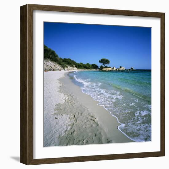 Palombaggia Beach, Near Porto Vecchio, South East Corsica, Corsica, France, Mediterranean, Europe-Stuart Black-Framed Photographic Print