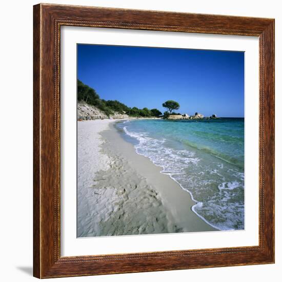 Palombaggia Beach, Near Porto Vecchio, South East Corsica, Corsica, France, Mediterranean, Europe-Stuart Black-Framed Photographic Print