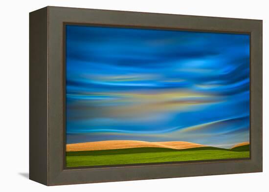 Palouse Abstract 1-Ursula Abresch-Framed Premier Image Canvas