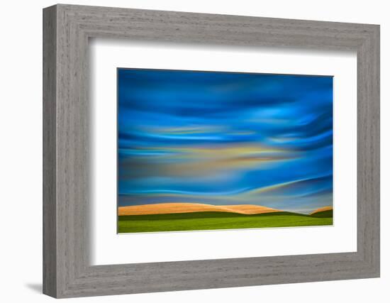 Palouse Abstract 1-Ursula Abresch-Framed Photographic Print