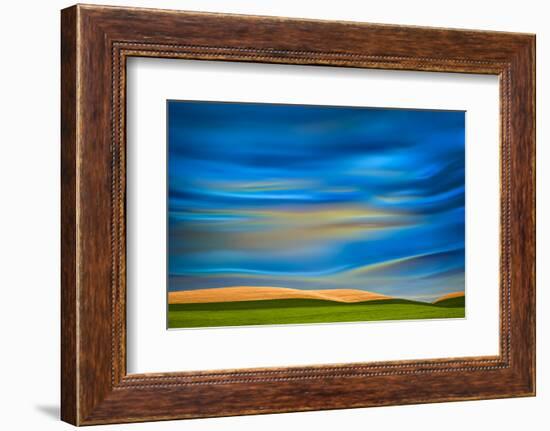 Palouse Abstract 1-Ursula Abresch-Framed Photographic Print