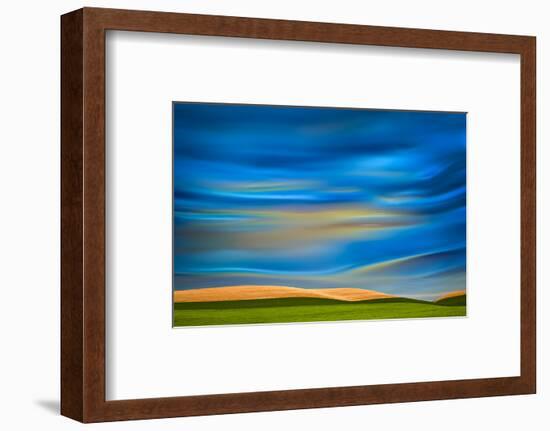 Palouse Abstract 1-Ursula Abresch-Framed Photographic Print