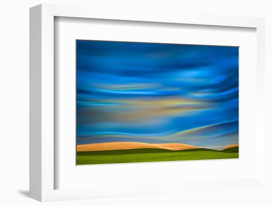 Palouse Abstract 1-Ursula Abresch-Framed Photographic Print