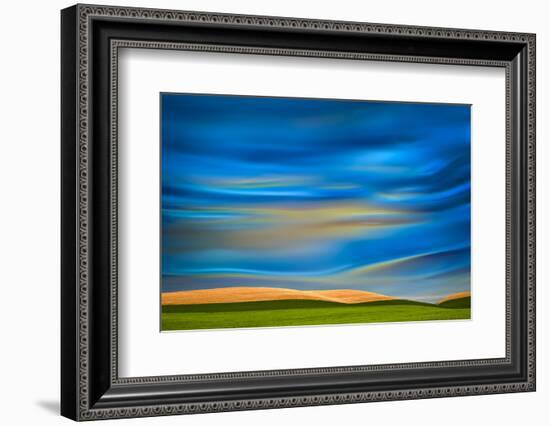 Palouse Abstract 1-Ursula Abresch-Framed Photographic Print