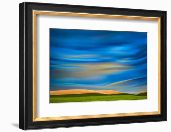 Palouse Abstract 1-Ursula Abresch-Framed Photographic Print