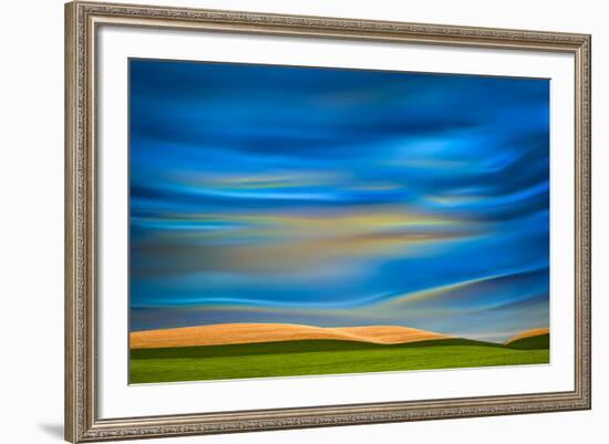 Palouse Abstract 1-Ursula Abresch-Framed Photographic Print