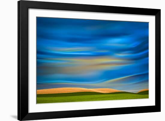 Palouse Abstract 1-Ursula Abresch-Framed Photographic Print