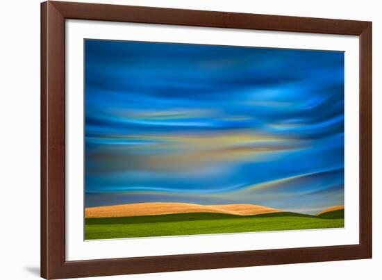 Palouse Abstract 1-Ursula Abresch-Framed Photographic Print