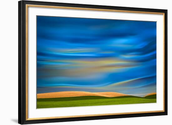 Palouse Abstract 1-Ursula Abresch-Framed Photographic Print